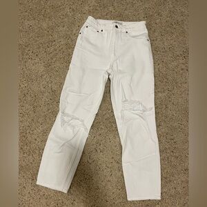 Abercrombie & Fitch Curve Love high Rise Mom Jeans